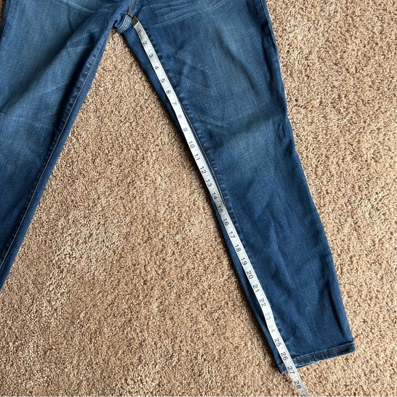 J.Crew Maternity Toothpick Elastic Waist Jeans Women's 29 Skinny Blue - Picture 7 of 9